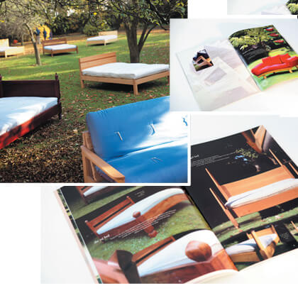 bed and sofa brochure